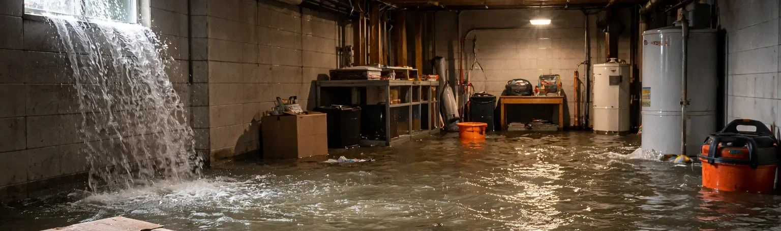 Professional professional sump pump installation and maintenance worker